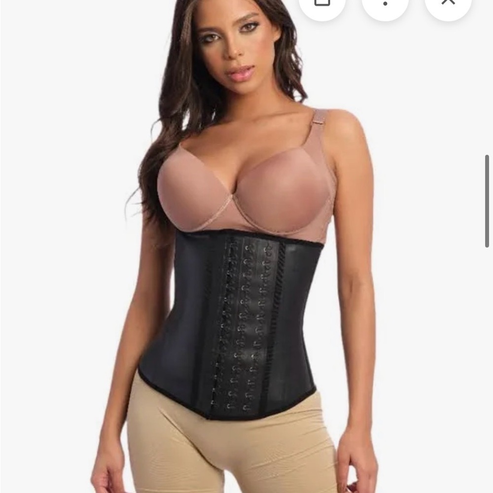 Wonder fit latex Black Waist Trainer Corset - Women Intimates & Sleepwear
